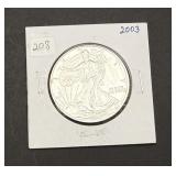 2003 Liberty Dollar 1 oz. Fine Silver