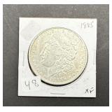 1885 Morgan Silver Dollar XF