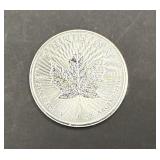 2021 Canada Fine Silver 1 oz $5 Elizabeth II