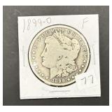 1899-O Morgan Silver Dollar F