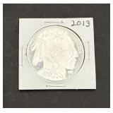 2013 One Troy Ounce .999 Fine Silver Indian Head