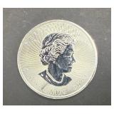 2021 Canada Fine Silver 1 oz $5 Elizabeth II