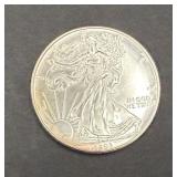 1993 Liberty Dollar 1 oz Fine Silver
