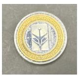 $10 Gaming Token Las Vegas .999 Silver