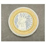 $10 Gaming Token New York .999 Silver
