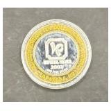 $10 Gaming Token Limited Edition 2002 Silver