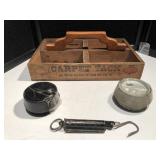 Carpet Tacks Box, weights & pocket balance Carpet Tacks Box, weights & pocket balance