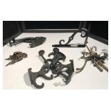 Cast Iron Hooks, Wheels, Shelf Bracket & More Cast Iron Hooks, Wheels, Shelf Bracket & More