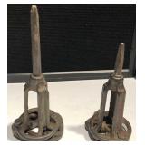 2 Antique Adjustable Hollow Ruger Tenon Cutter 2 Antique Adjustable Hollow Ruger Tenon Cutter