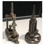2 Antique Adjustable Hollow Ruger Tenon Cutter 2 Antique Adjustable Hollow Ruger Tenon Cutter