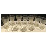 Vintage Candlewick Glasses Vintage Candlewick Glasses