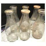 Collection of Vintage Dairy Bottles Collection of Vintage Dairy Bottles