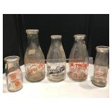 Vintage Milk Jars - Various Sizes