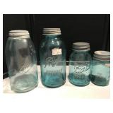 Collection of Ball Perfect Mason Jars