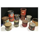 Collection of Vintage Tobacco Tins