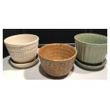 3 McCoy Planters 3 McCoy Planters