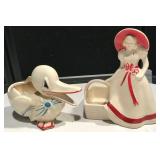 Vintage McCoy Duck Planter & More