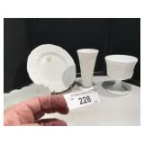 Grape Milk Glass Ensemble Grape Milk Glass Ensemble