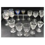 Collection of Cordial Glasses Collection of Cordial Glasses