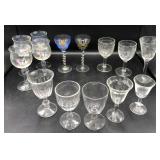 Collection of Cordial Glasses