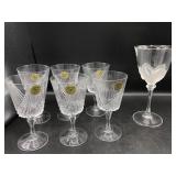 Six French Crystal Stemware and more Six French Crystal Stemware and more