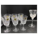 Six French Crystal Stemware and more