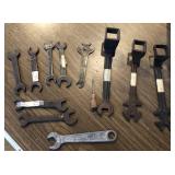 Collection of Vintage Open End Wrenches and more Collection of Vintage Open End Wrenches and more