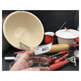 Vintage Red Kitchen Utensils and more Vintage Red Kitchen Utensils and more