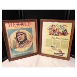 Pair of Vintage Framed Prints