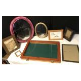 Wood Display Case w/Key Wood Display Case w/Key