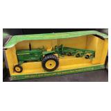 ERTL John Deere 3020 Tractor w/Four Bottom Plow