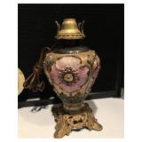 Vintage Goofas Glass Victorian Lamp & more Vintage Goofas Glass Victorian Lamp & more