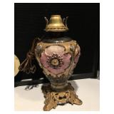 Vintage Goofas Glass Victorian Lamp & more