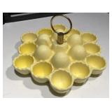 Porcelain Egg Holder with Handle Porcelain Egg Holder with Handle