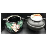 Roseville Bean Pot and McCoy Lobster Pot Roseville Bean Pot and McCoy Lobster Pot