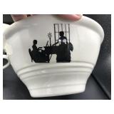 Harker Pottery & Hall Silhoutte Pottery