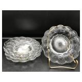 Four Heisey Dessert Plates Four Heisey Dessert Plates