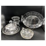 Collection of Pressed Glass Collection of Pressed Glass