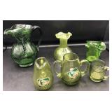 Crackled Glass & Handblown Glass Crackled Glass & Handblown Glass