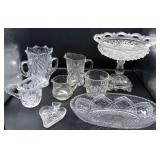 Pressed & Cut Glass Collection Pressed & Cut Glass Collection