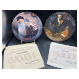 2 Norman Rockwell Collector Plates - Knowles 2 Norman Rockwell Collector Plates - Knowles