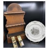 Pair of Hummel Spoons, Betsy Ross House Plate… Pair of Hummel Spoons, Betsy Ross House Plate…