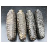 4 Vintage Cuckoo Clock Weights 4 Vintage Cuckoo Clock Weights