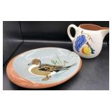 Stangl Pottery Ashtray & Pitcher Stangl Pottery Ashtray & Pitcher