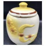 Vintage Hull Floral Grease Jar Vintage Hull Floral Grease Jar