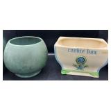 Vintage McCoy Cookie Box and Bowl Vintage McCoy Cookie Box and Bowl