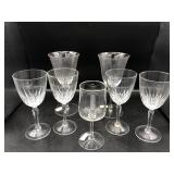 Pair of Mikasa Wine Glasses & More