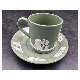 Green Wedgewood Demitasse/Saucer Green Wedgewood Demitasse/Saucer