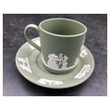 Green Wedgewood Demitasse/Saucer