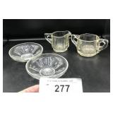 Heisey "Old Colonial" Cream/Sugar Heisey "Old Colonial" Cream/Sugar